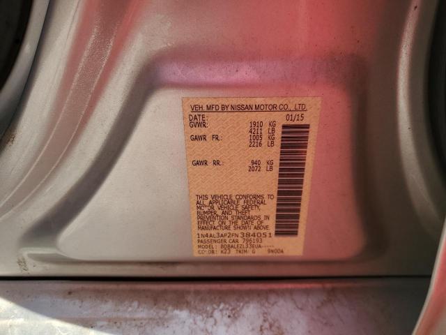 2015 NISSAN ALTIMA 2.5 - 1N4AL3AP2FN384051