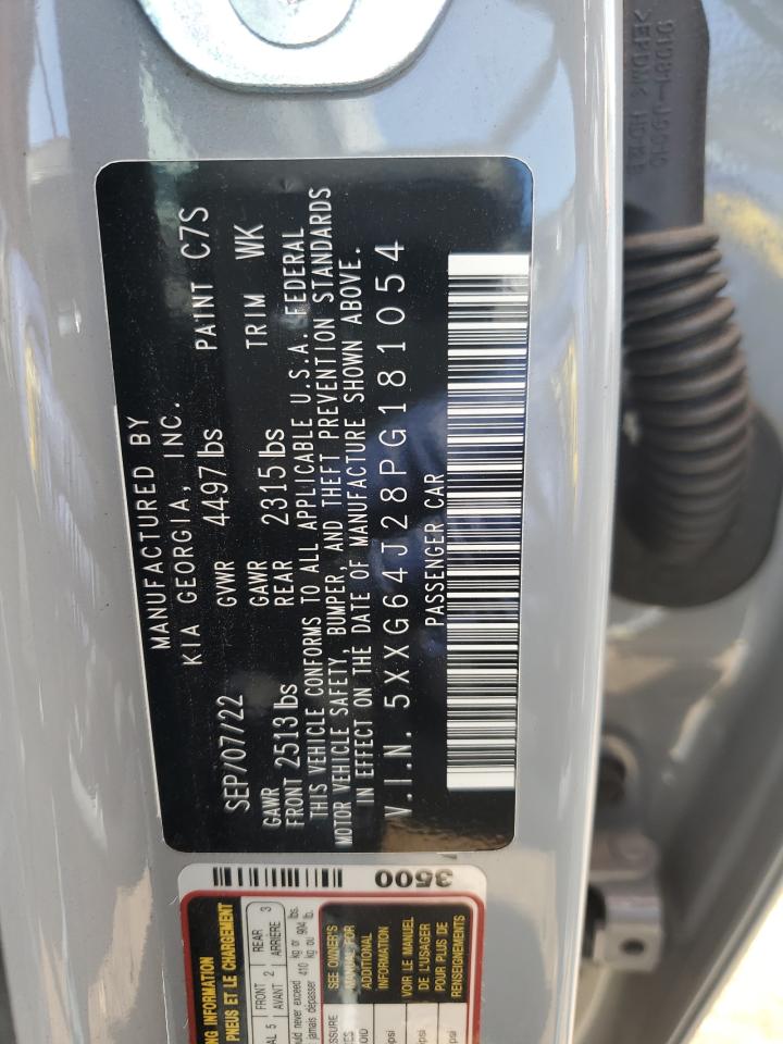 2023 Kia K5 Gt Line vin: 5XXG64J28PG181054