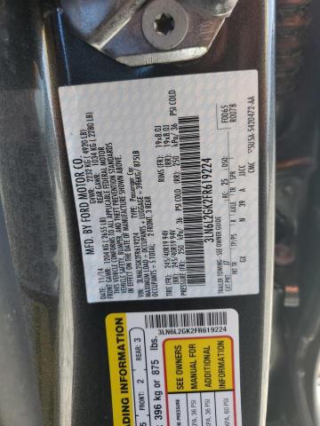 2015 LINCOLN MKZ 3LN6L2GK2FR619224