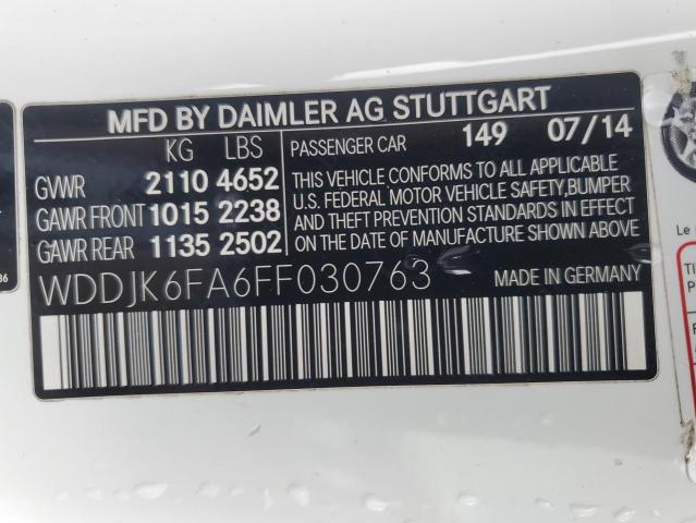 2015 MERCEDES-BENZ SL 400 - WDDJK6FA6FF030763