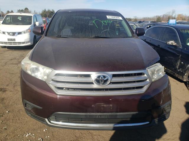 VIN 5TDBK3EH9DS221702 2013 Toyota Highlander, Base no.5