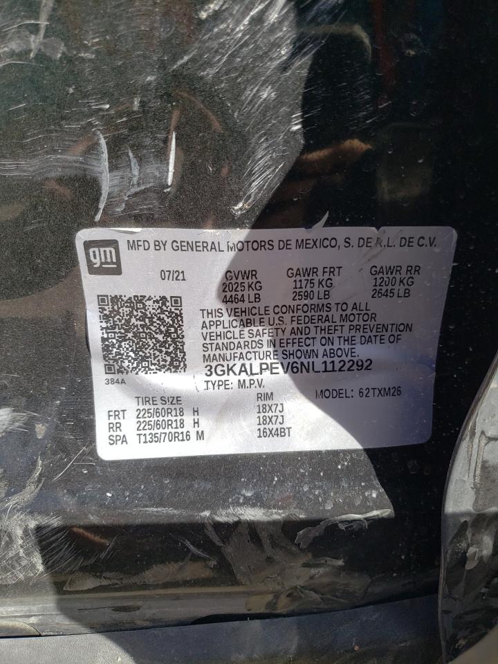 3GKALPEV6NL112292 2022 GMC Terrain Slt