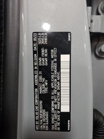 2024 VOLVO XC40 ULTIM YV4L12UF2R2203782