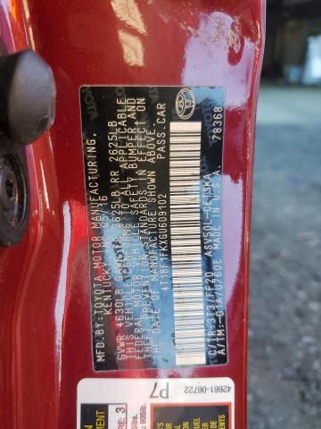 2016 TOYOTA CAMRY LE 4T1BF1FKXGU609102