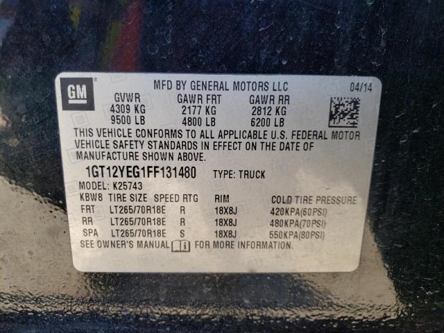 2015 GMC SIERRA K25 1GT12YEG1FF131480