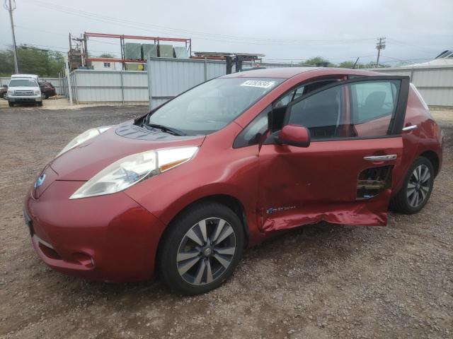 Lot #2424149364 2015 NISSAN LEAF S salvage car