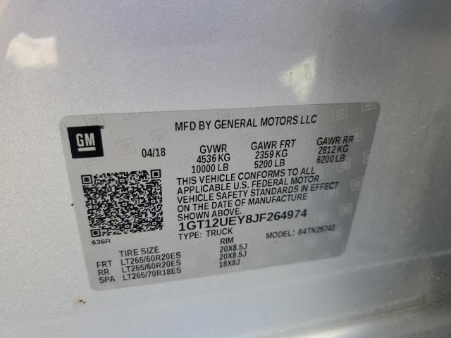 Lot #2478121751 2018 GMC SIERRA K25 salvage car