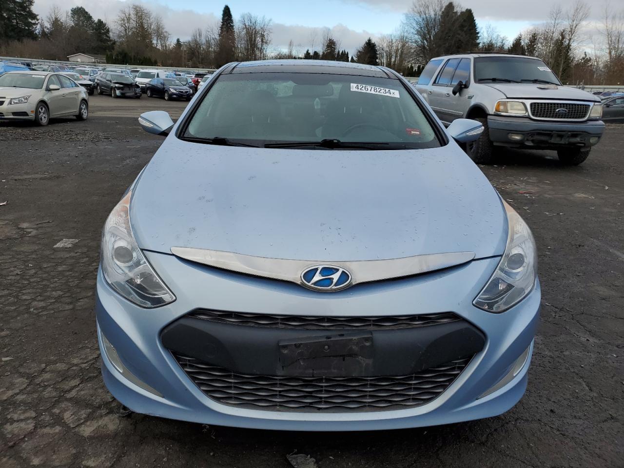 Lot #2494519246 2012 HYUNDAI SONATA HYB