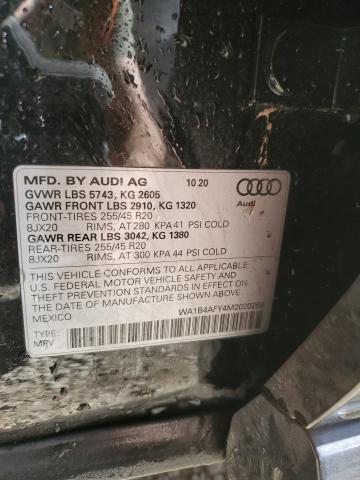 WA1B4AFY4M2020269 2021 AUDI SQ5 - Image 14