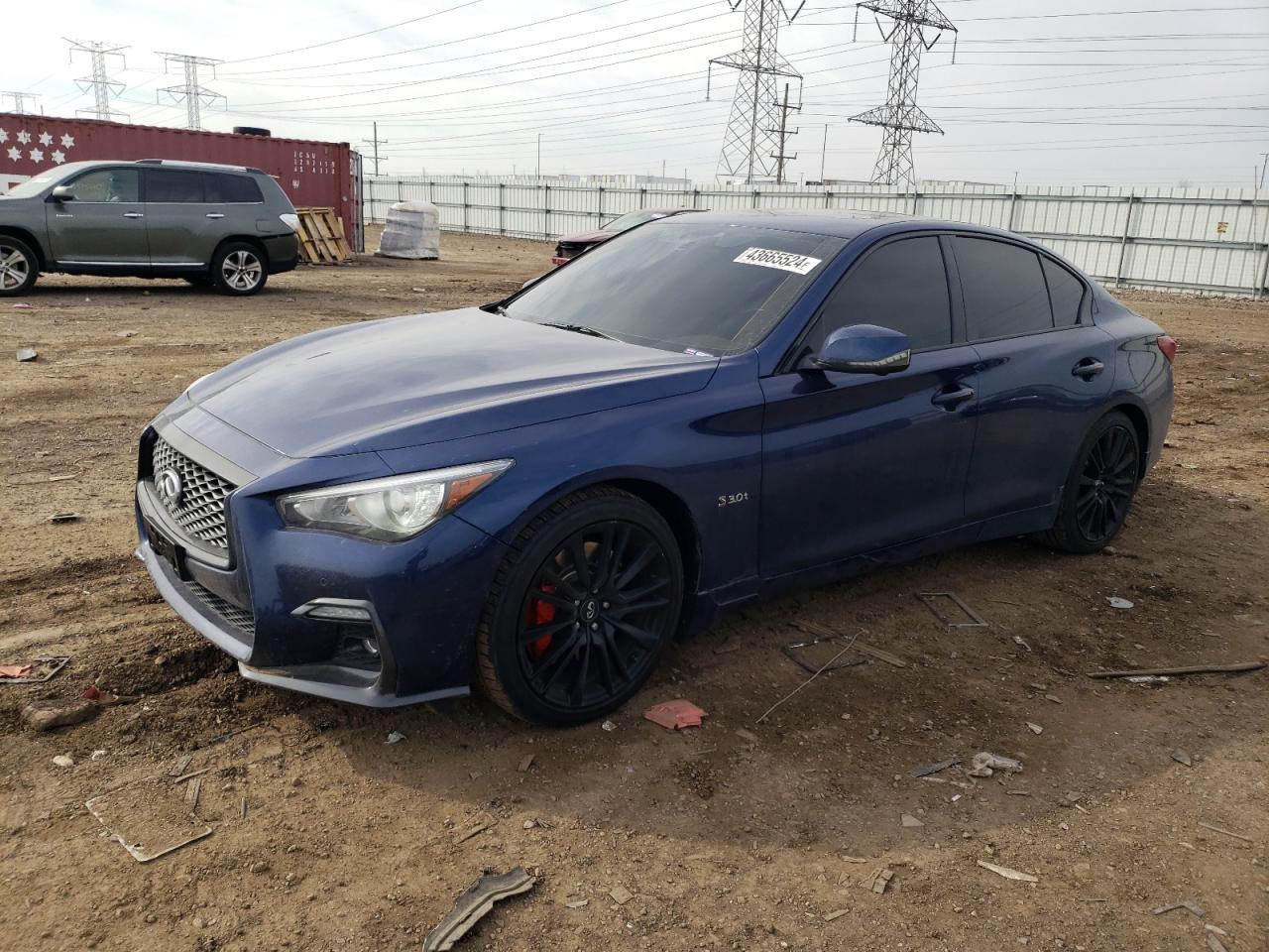 JN1FV7AR7JM480956 2018 Infiniti Q50 Red Sport 400