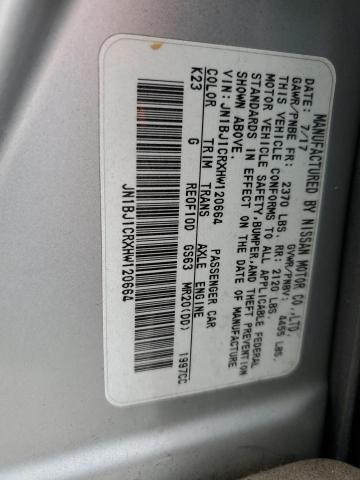 2017 NISSAN ROGUE SPOR JN1BJ1CRXHW120664