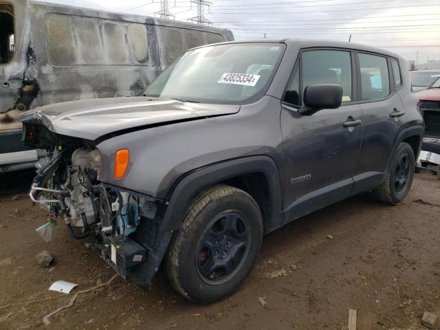 Lot #2392347716 2017 JEEP RENEGADE S salvage car