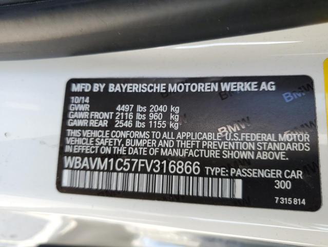 2015 BMW X1 SDRIVE2 - WBAVM1C57FV316866