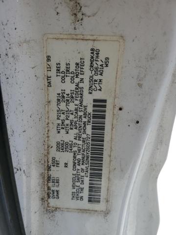 2000 Toyota Tacoma Xtracab VIN: 4TAVL52N6YZ605727 Lot: 43869284