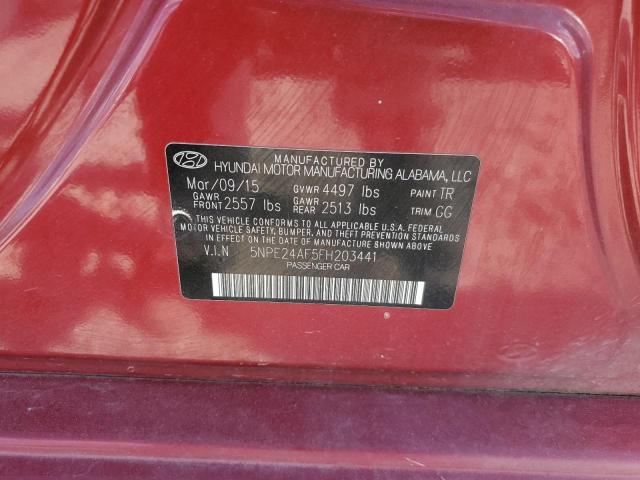 2015 HYUNDAI SONATA SE - 5NPE24AF5FH203441