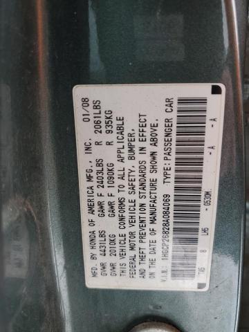 VIN 5N1DR2MN3JC618692 2008 HONDA ACCORD no.12