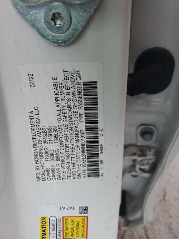 2022 HONDA CIVIC SPOR - 19XFL2H84NE019107