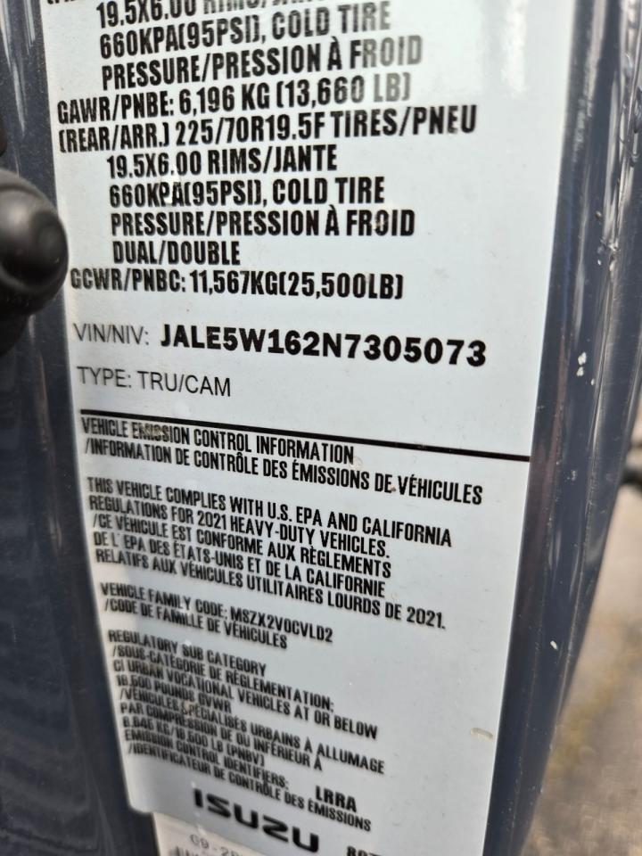JALE5W162N7305073 2022 Isuzu Nrr