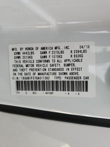 2016 ACURA TLX TECH 19UUB1F57GA011362