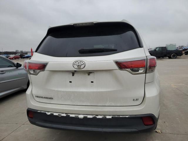 VIN 5TDZARFHXFS012796 2015 Toyota Highlander, LE no.6