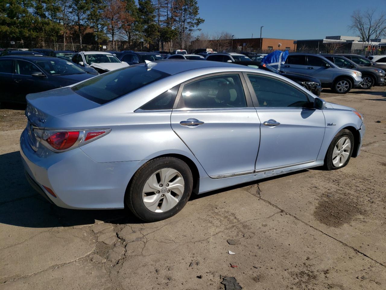 2014 Hyundai Sonata Hybrid vin: KMHEC4A49EA110063