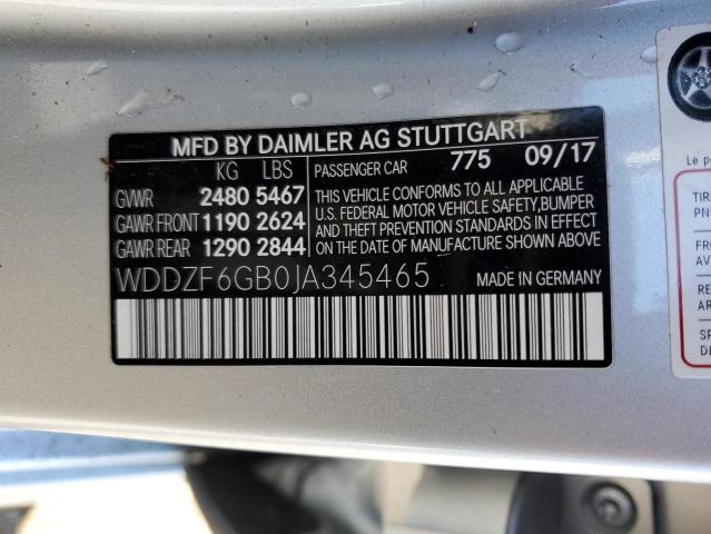 2018 MERCEDES-BENZ E 400 4MAT - WDDZF6GB0JA345465