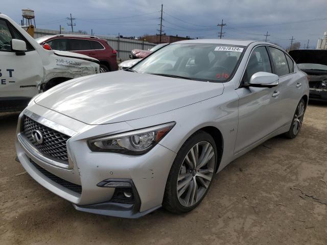 Lot #2485147916 2019 INFINITI Q50 LUXE salvage car