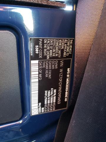 2022 MERCEDES-BENZ SPRINTER 1 - W1Z70FGY9NT095653