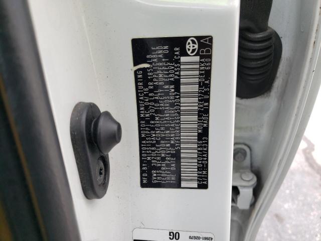 2016 TOYOTA COROLLA L 5YFBURHE6GP503047
