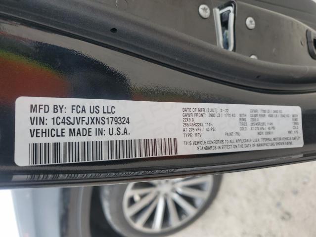2022 JEEP GRAND WAGO 1C4SJVFJXNS179324