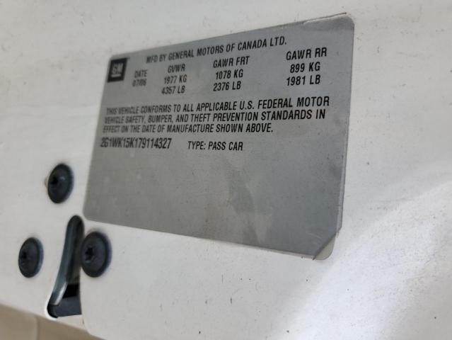 2007 Chevrolet Monte Carlo Lt VIN: 2G1WK15K179114327 Lot: 41245934