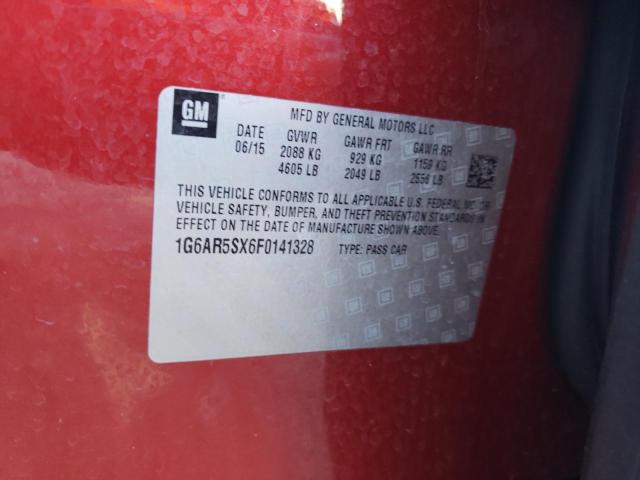 2015 Cadillac Cts Luxury Collection VIN: 1G6AR5SX6F0141328 Lot: 43294364