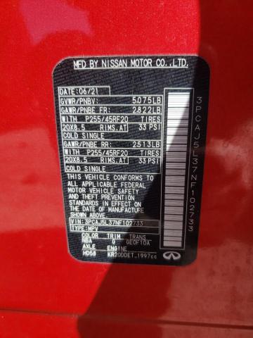 2022 INFINITI QX55 SENSO - 3PCAJ5L37NF102733