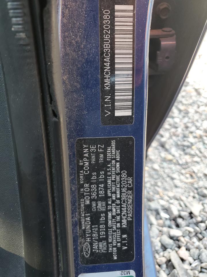 KMHCN4AC3BU620380 2011 Hyundai Accent Gls