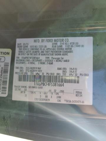 2015 FORD MUSTANG GT - 1FA6P8CF4F5381664