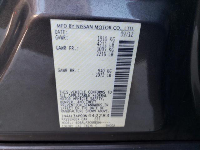 2013 Nissan Altima 2.5 VIN: 1N4AL3AP0DN442283 Lot: 47376174