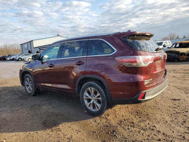 VIN 5TDJKRFH7FS171320 2015 Toyota Highlander, Xle no.2