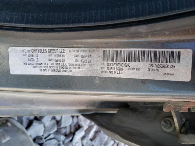2012 DODGE AVENGER SE - 1C3CDZAB6CN238243