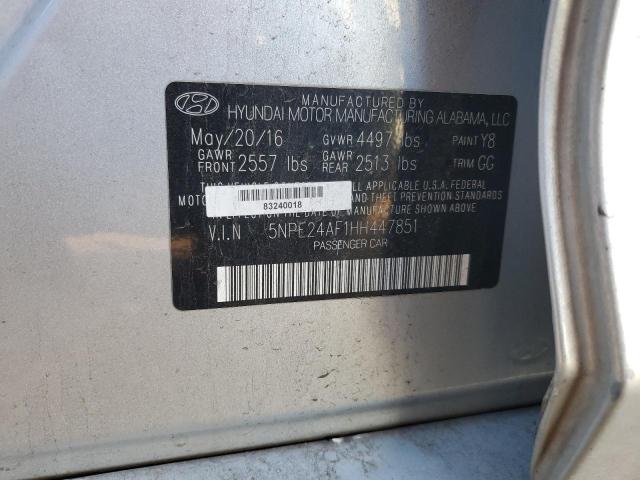 2017 HYUNDAI 260 5NPE24AF1HH447851