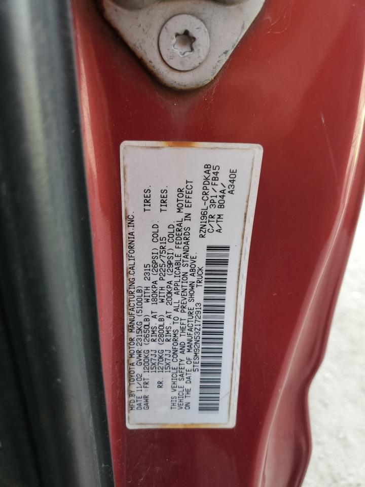 5TESM92N53Z172913 2003 Toyota Tacoma Xtracab Prerunner