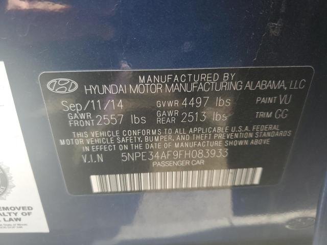 5NPE34AF9FH083933 | 2015 Hyundai sonata sport