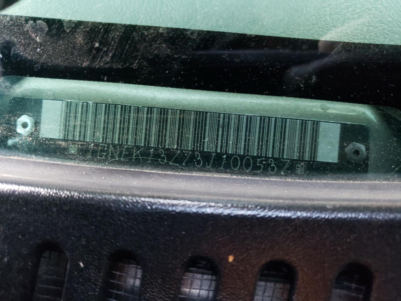 1GNEK13Z73J100537 2003 Chevrolet Tahoe K1500