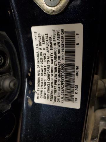 2019 HONDA CIVIC LX - 19XFC2F6XKE003555