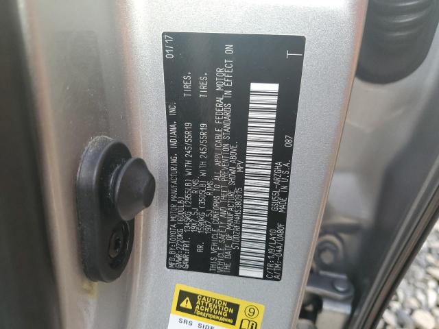 2017 TOYOTA HIGHLANDER - 5TDDZRFH4HS380915