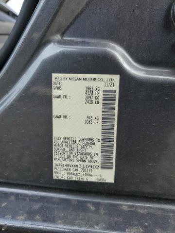 2022 Nissan Altima S VIN: 1N4BL4BVXNN310902 Lot: 45127244