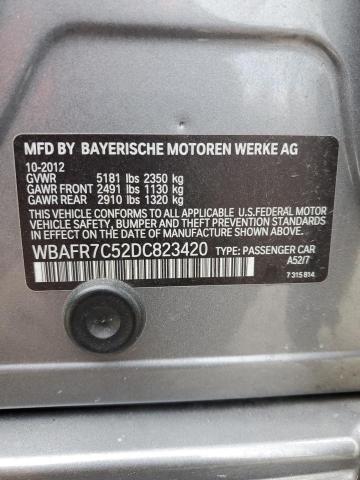 VIN 1C4RJEAG7KC580149 2013 BMW 5 SERIES no.12