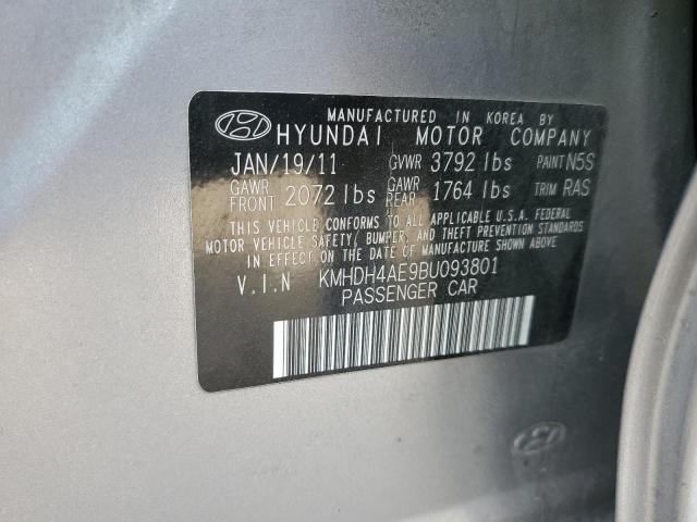 2011 Hyundai Elantra Gls VIN: KMHDH4AE9BU093801 Lot: 41497944