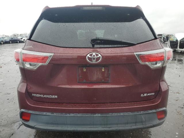 VIN 5TDBKRFH8FS215006 2015 Toyota Highlander, LE no.6