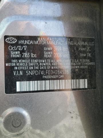 2018 HYUNDAI ELANTRA SE - 5NPD74LF0JH284528