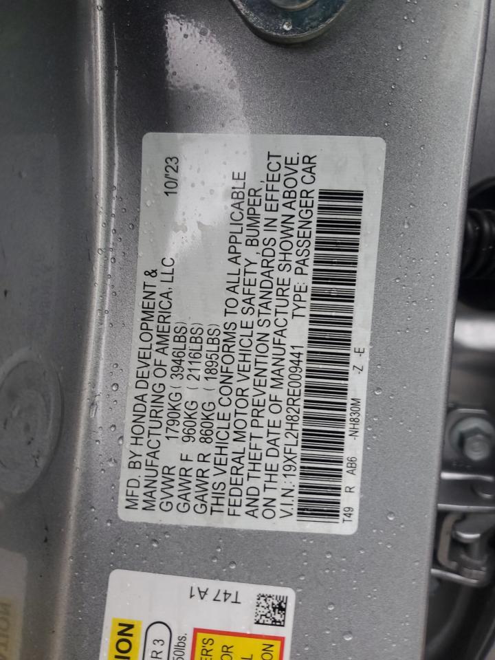 19XFL2H82RE009441 2024 Honda Civic Sport